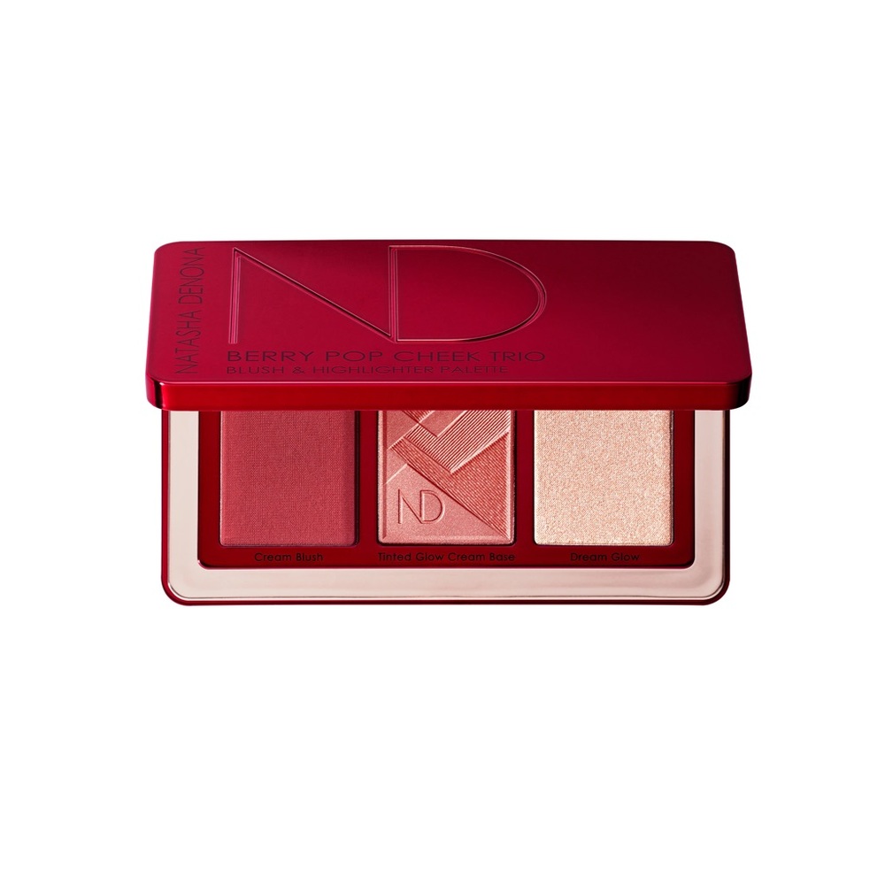 New BNIB NATASHA DENONA Berry Pop Cheek Trio